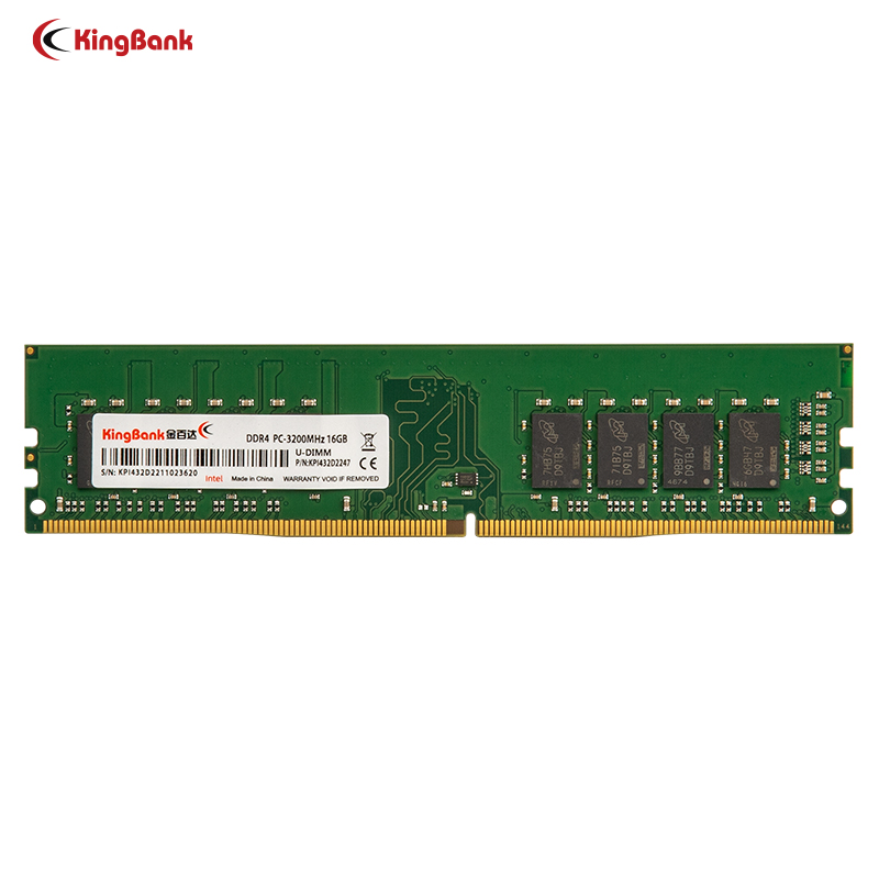 KINGBANK DDR4 Intel UDIMM 3200MHz - 16G - 金百达KINGBANK