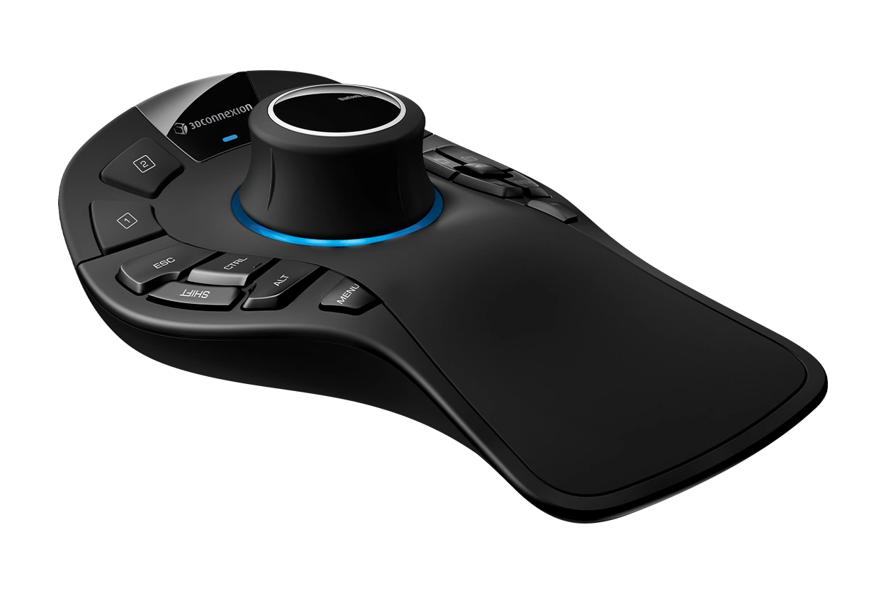 SpaceMouse Pro Wireless: comfort at mobile CAD workplace