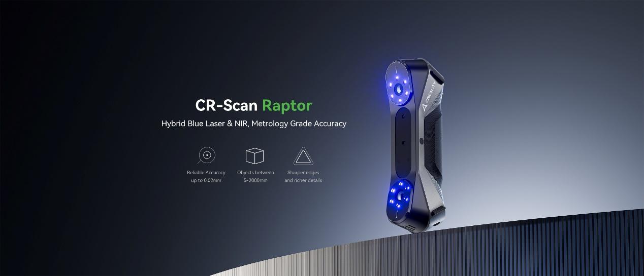 Creality Launches CR-Scan Raptor: Metrology-grade 3D Scanner - 3D