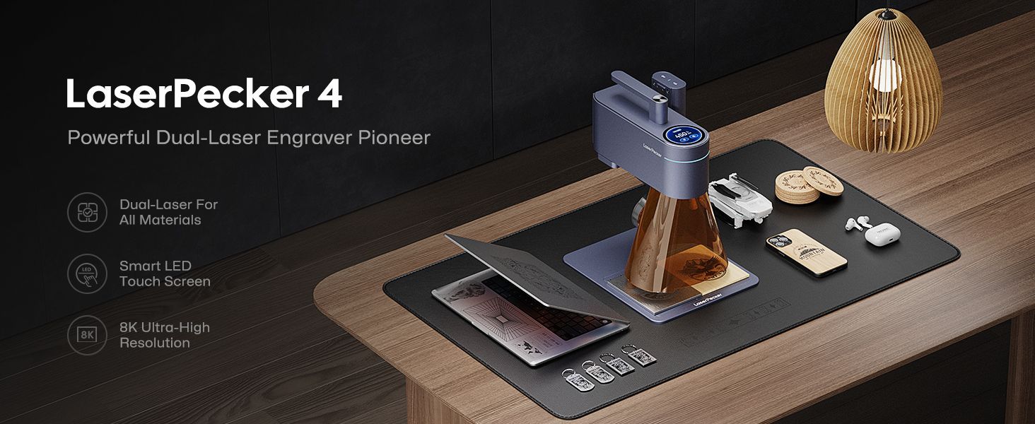 LaserPecker LP4 : Premium Laser Engraver - 3DWork