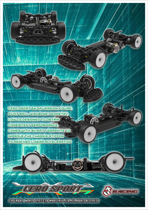 KIT-CERO SPORT 3RACING Cero Ultra Sport 64 Structure — 3Racing Shop
