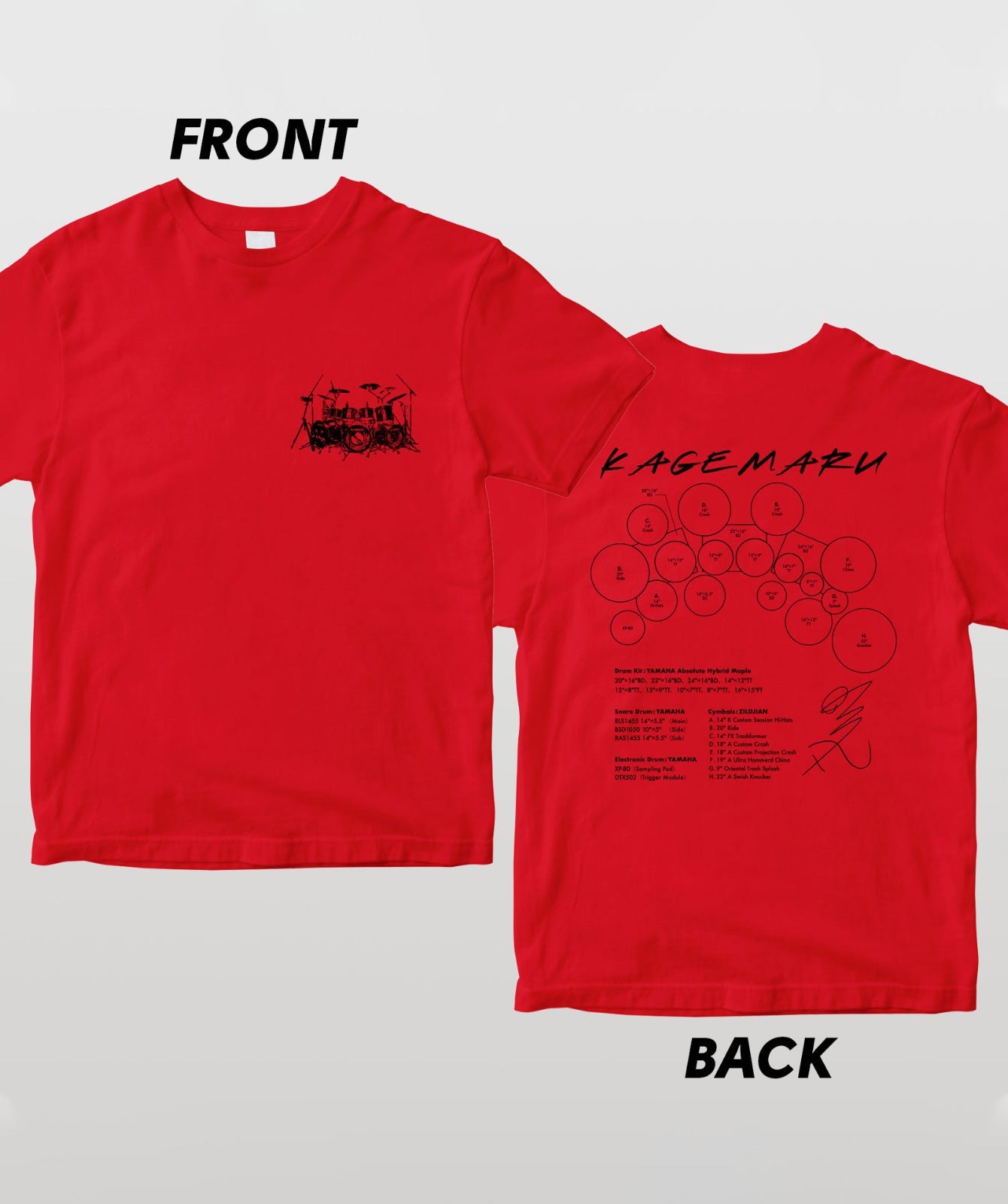 Drummer's Set Up Vol.07 影丸［-真天地開闢集団-ジグザグ］ – T-OD