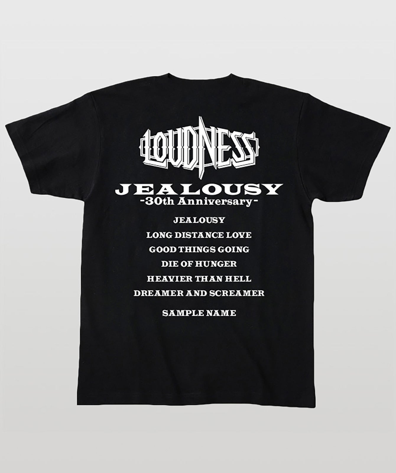 文字入れ可】『JEALOUSY』30周年記念盤スペシャルTシャツ – T-OD（株式