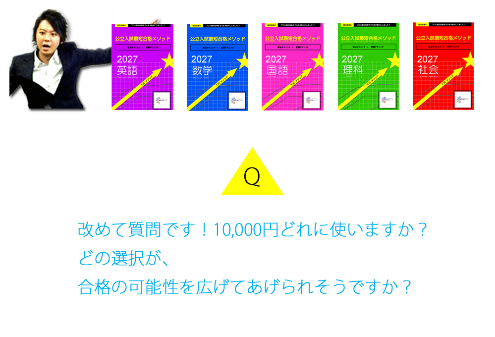 高校受験に強い！3日で偏差値UP続出の教材（おすすめ問題集）『公立