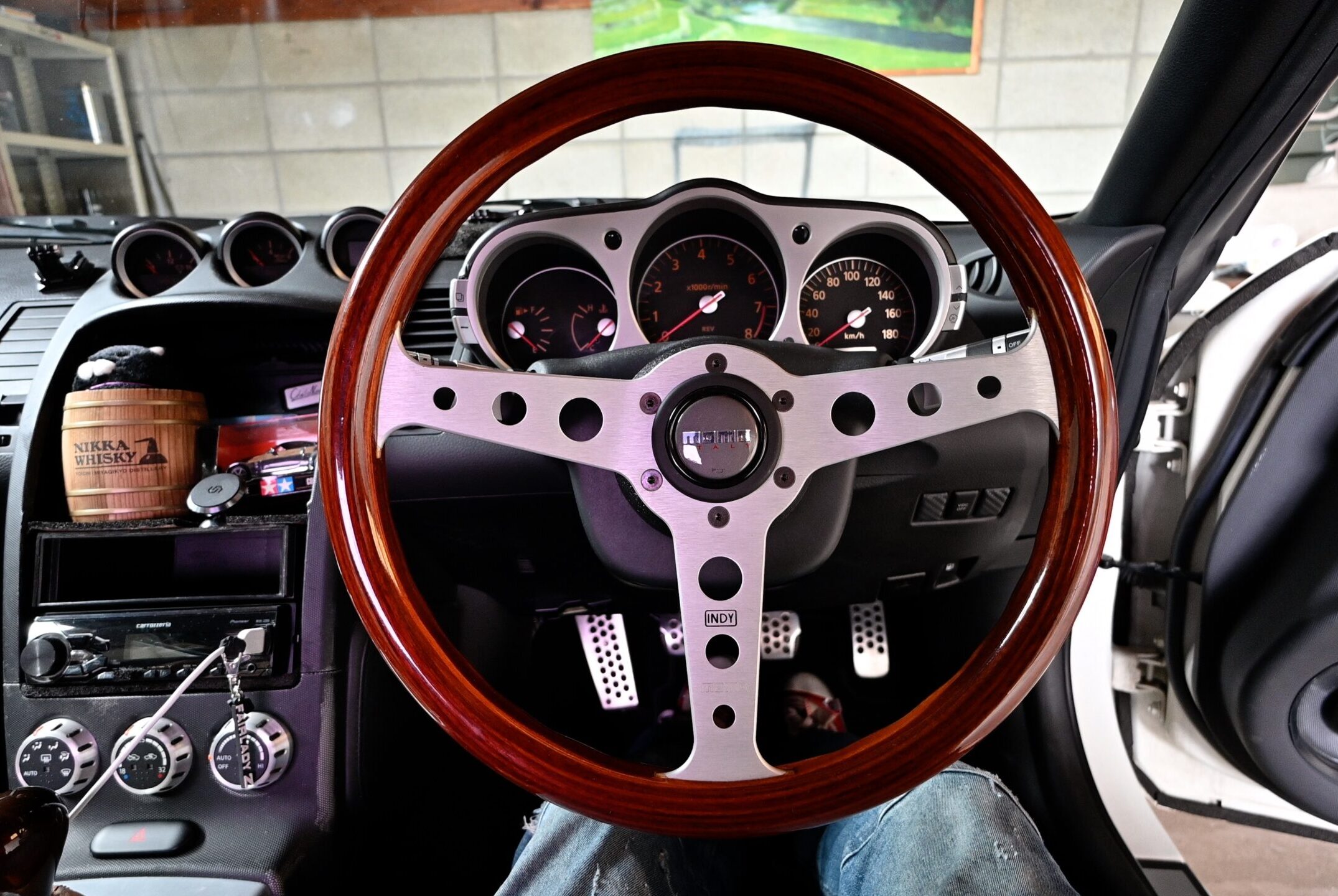 ナルディ 330mmウッドステアリングに交換！【N100 フェアレディZ33