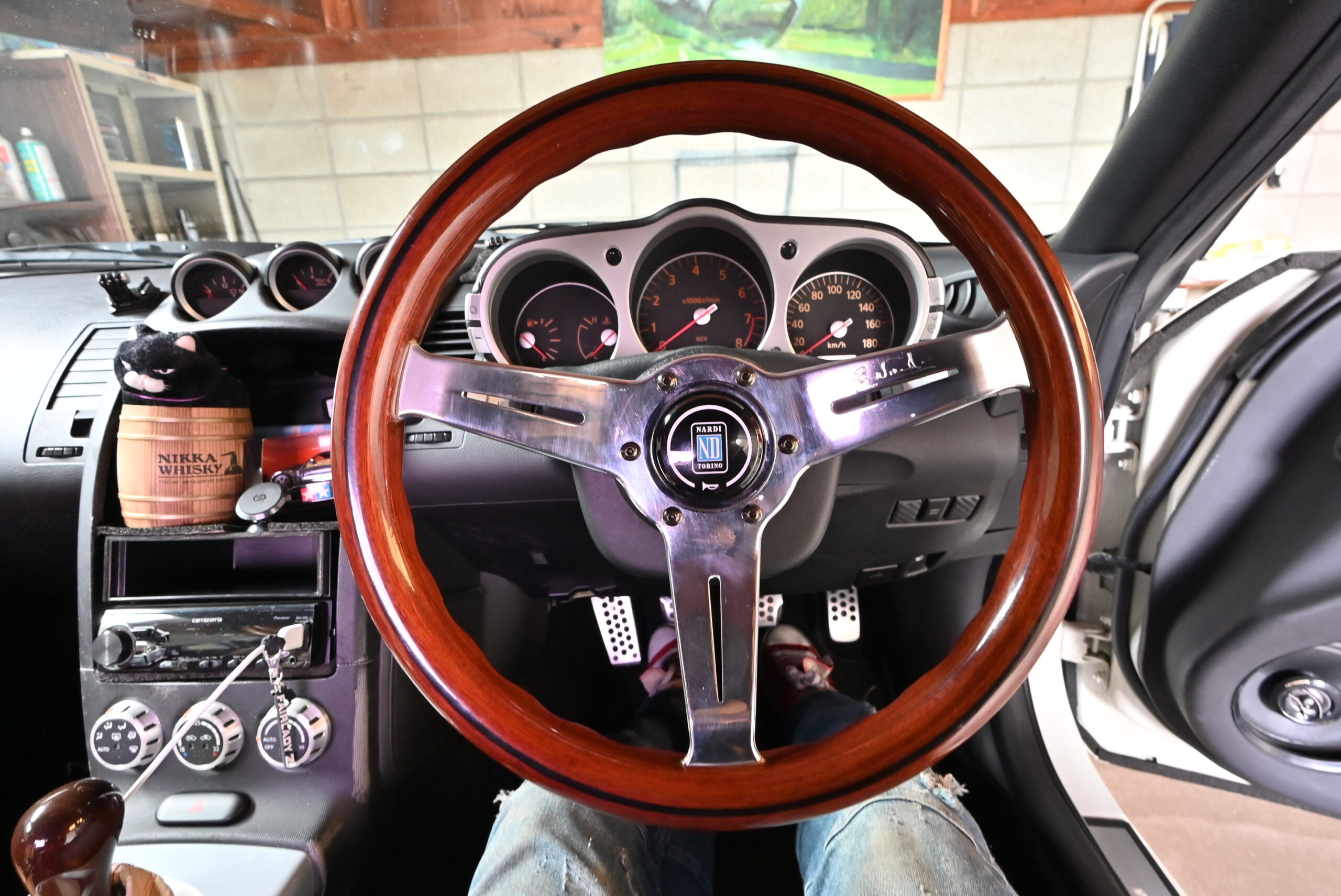 ナルディ 330mmウッドステアリングに交換！【N100 フェアレディZ33