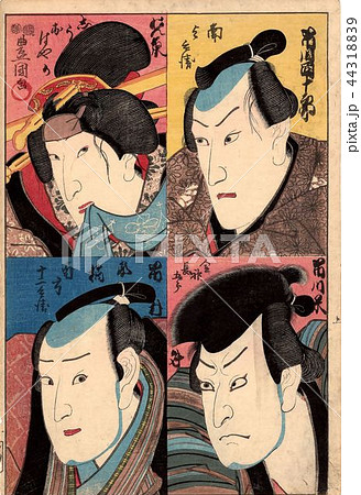 浮世絵 歌川豊国三代のイラスト素材 [44318839] - PIXTA