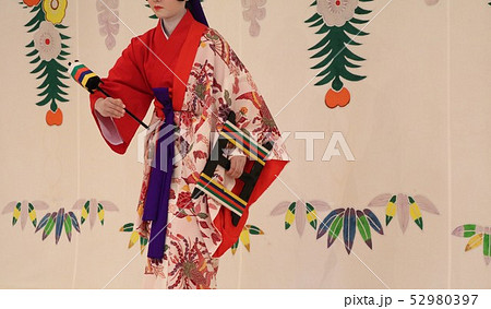 琉球舞踊 かせかけの写真素材 [52980397] - PIXTA