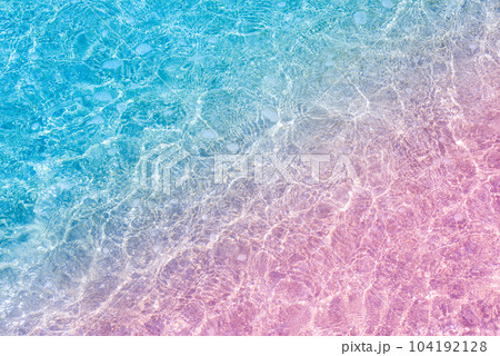 海の水面の背景~グラデーション~青赤の写真素材 [104192128] - PIXTA
