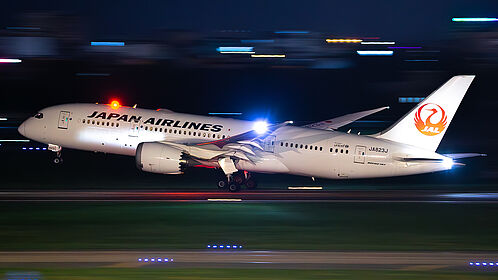 JA823J Japan Airlines Boeing 787-8 Dreamliner | Planespotters.net