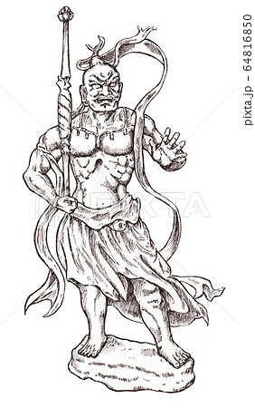 金剛力士像のイラスト素材 - PIXTA