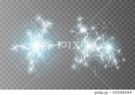 稲妻 雷 稲光 電光のイラスト素材 - PIXTA