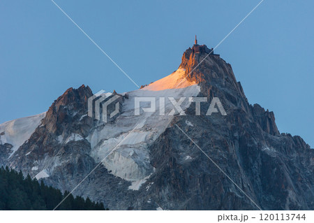 モンブラン 山の写真素材 - PIXTA