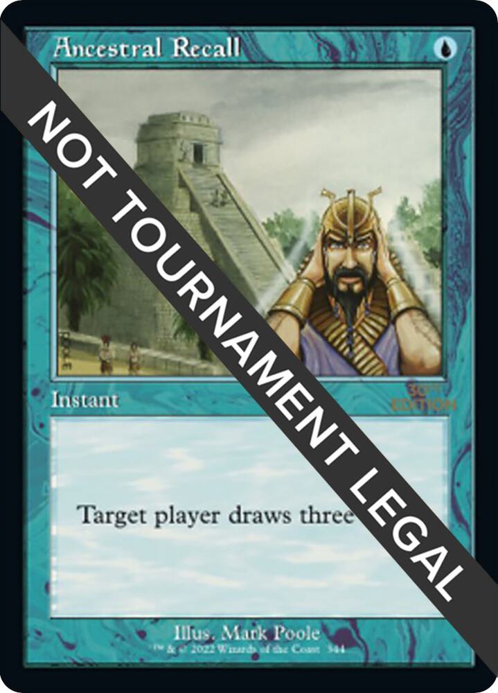 マジック：ザ・ギャザリング MTG Ancestral Recall 2ED Ancestral