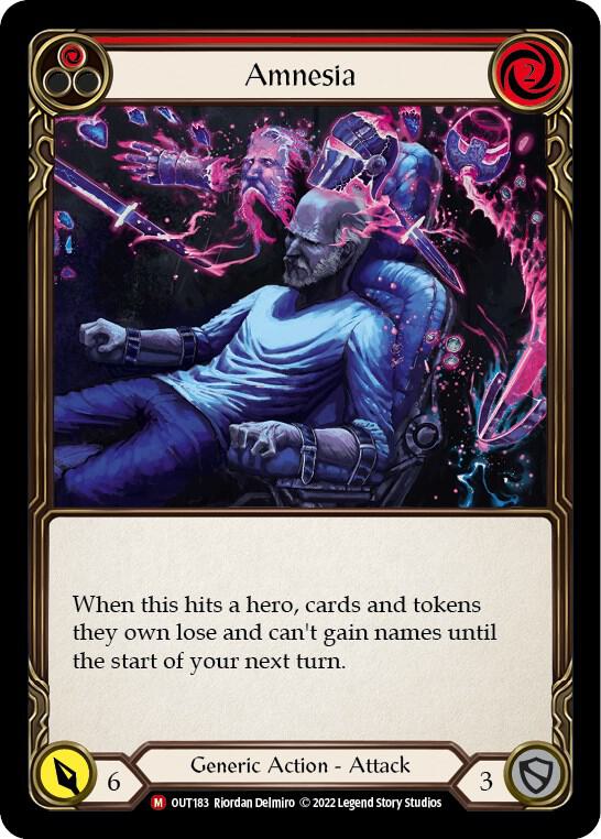 Amnesia - Outsiders - Flesh and Blood TCG - TCGplayer.com