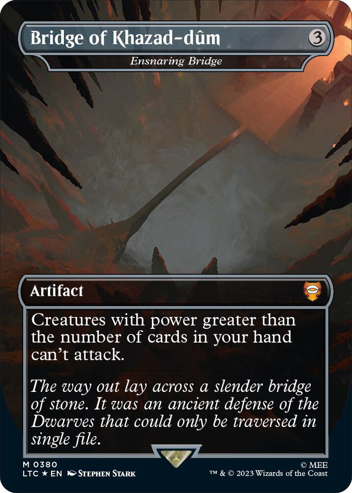 Bridge of Khazad-dum - Ensnaring Bridge (Surge Foil) - Commander
