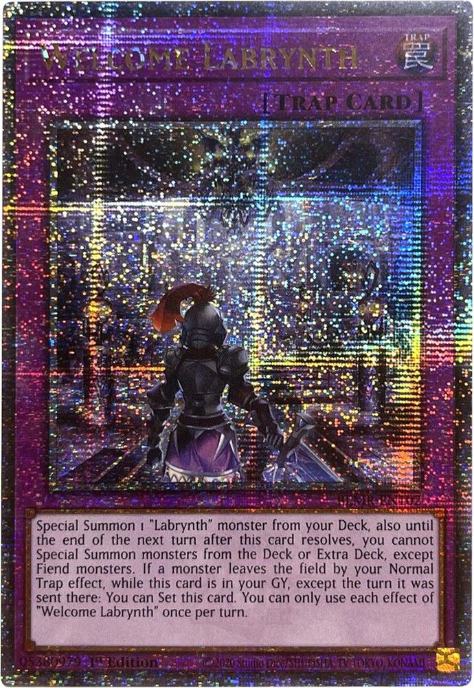 Welcome Labrynth (Quarter Century Secret Rare) - Battles of Legend