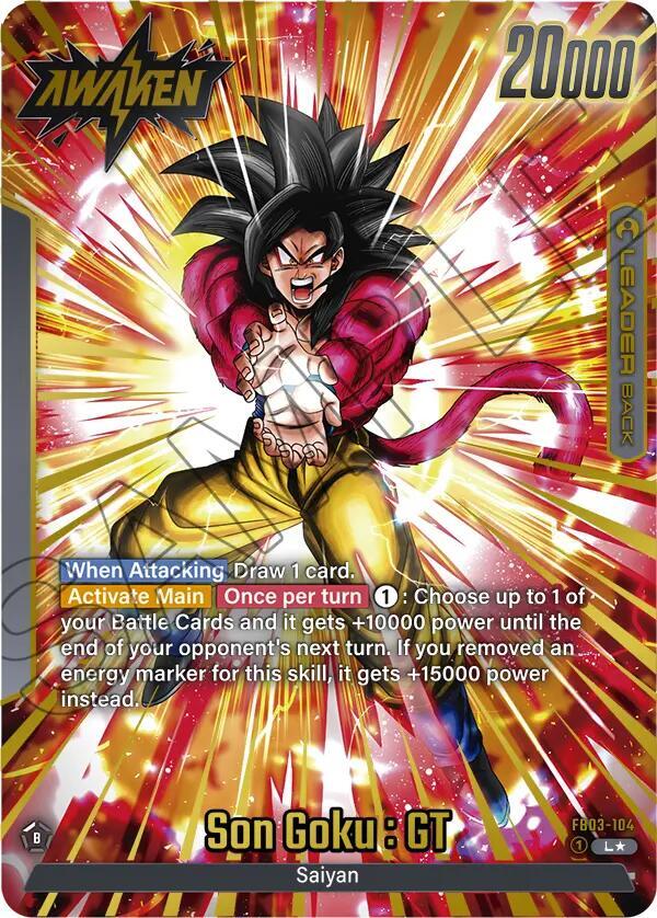 Son Goku : GT - FB03-104 (Alternate Art) - Raging Roar - Dragon