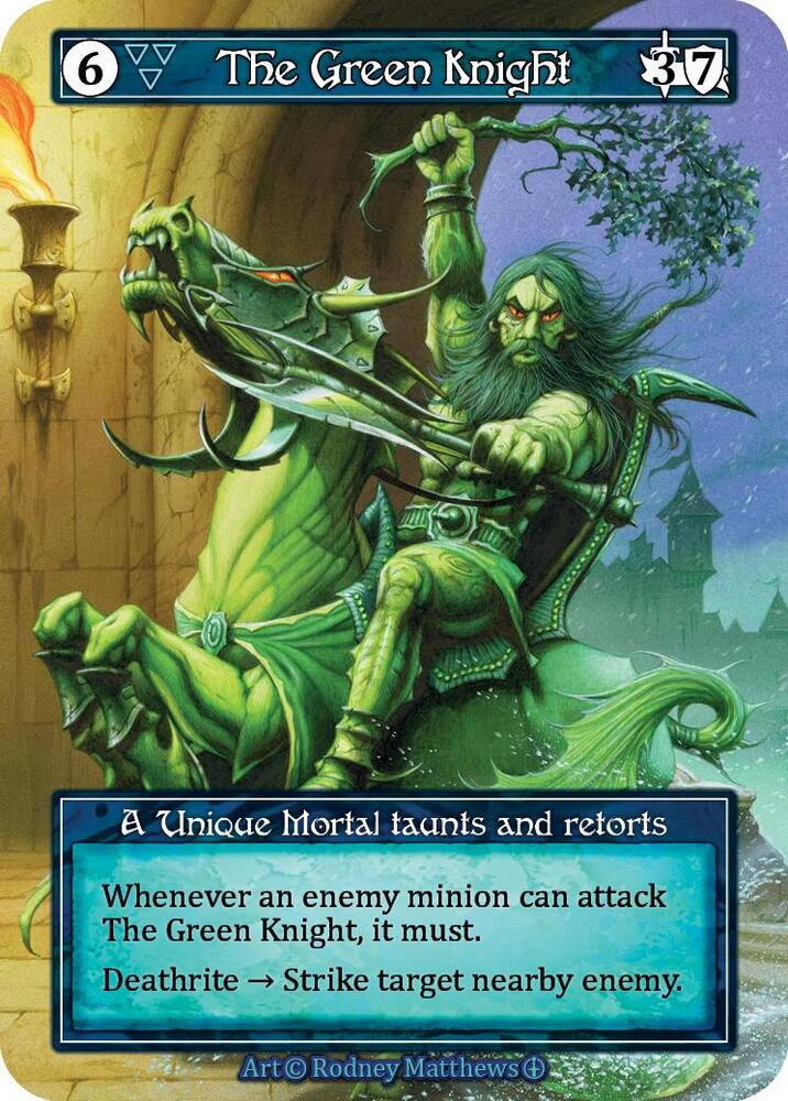 The Green Knight (Foil) - Arthurian Legends - Sorcery: Contested