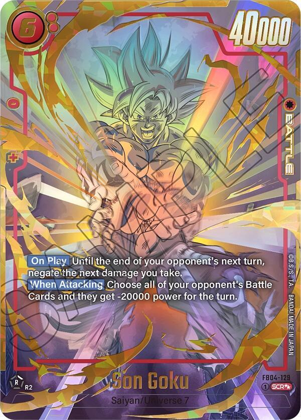 Son Goku - FB04-129 (Super Alternate Art) - Ultra Limit - Dragon
