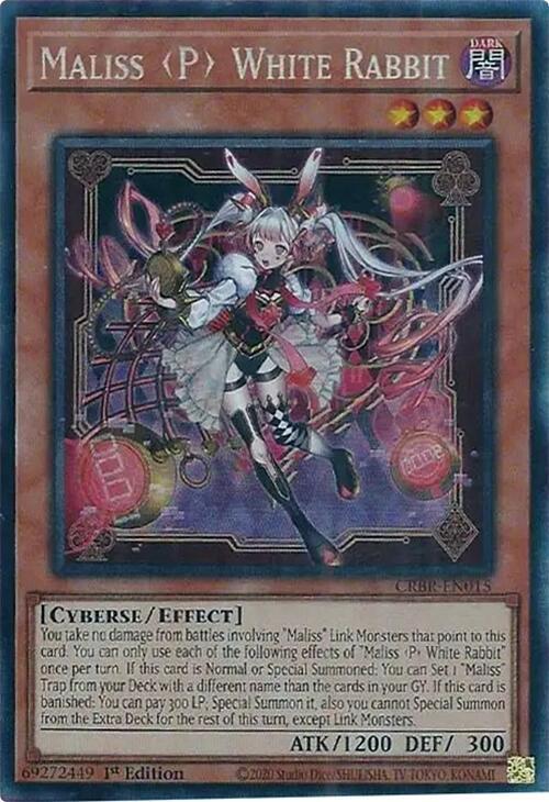 Maliss P White Rabbit (CR) - Crossover Breakers - YuGiOh