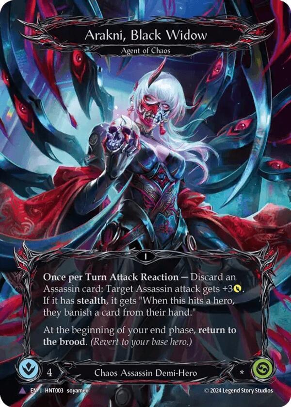 Flesh and Blood 抜け落ちたアラクニ Marvel CF 日本語版 Flesh and