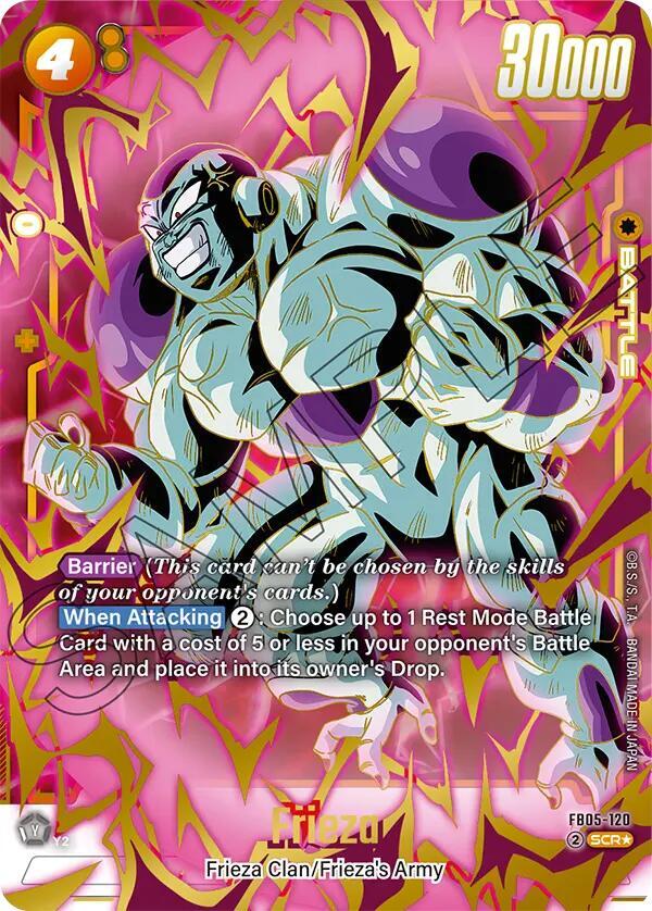 Frieza - FB05-120 (Alternate Art) - New Adventure - Dragon Ball