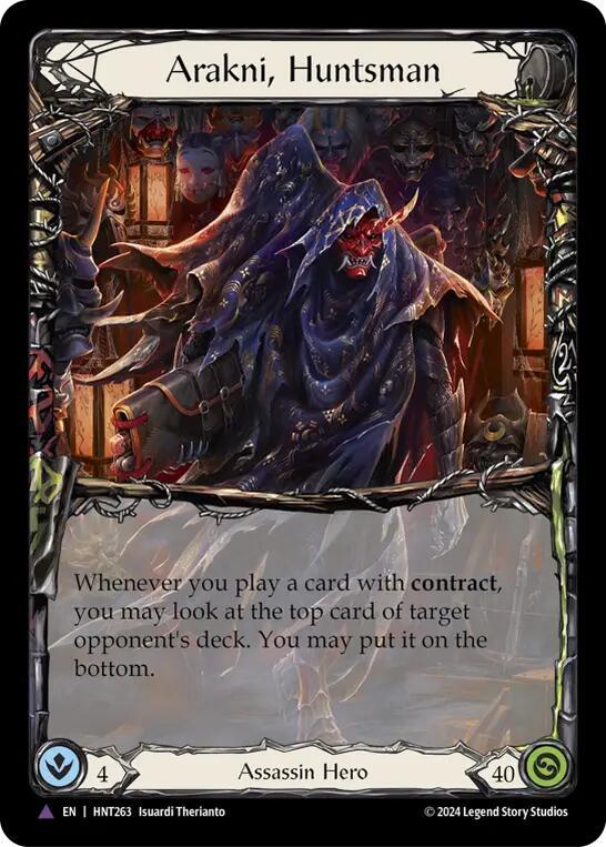 Arakni, Huntsman (Marvel) - The Hunted - Flesh and Blood TCG