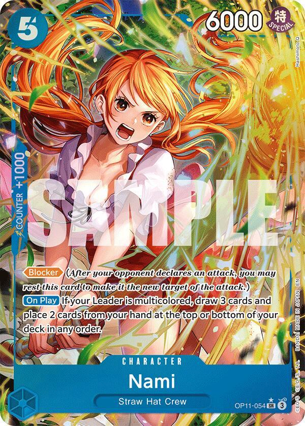 Nami (054) (Alternate Art) - A Fist of Divine Speed - One Piece
