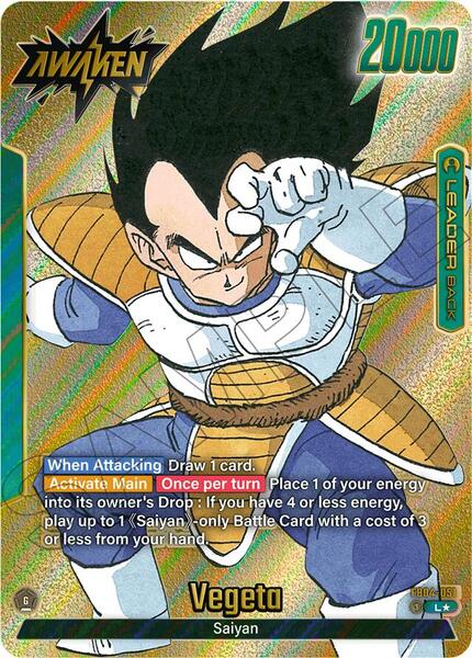 Vegeta - FB04-051 (Gold) - Manga Booster 01 - Dragon Ball Super