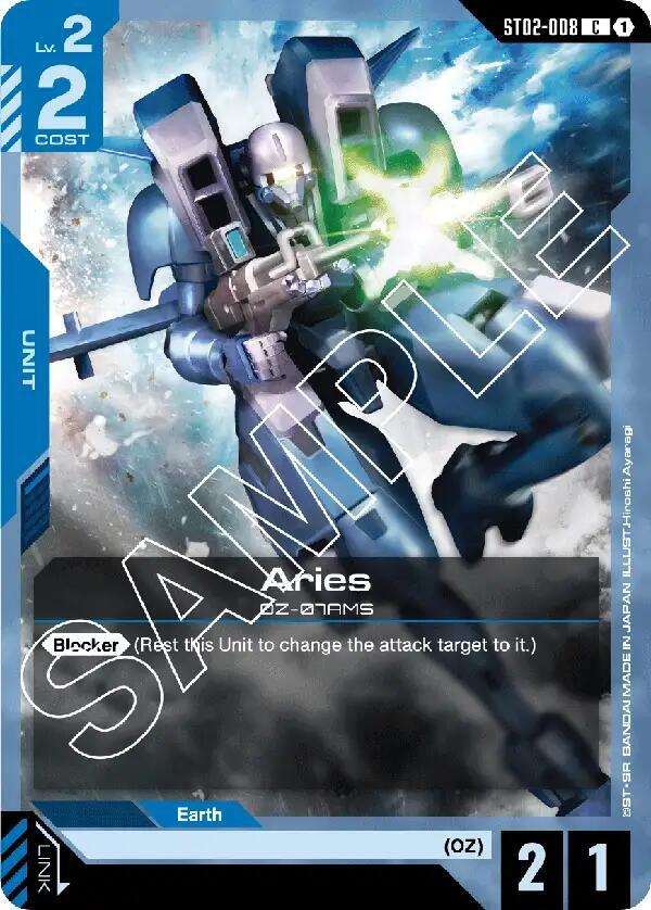 Aries - Starter Deck 02: Wings of Advance - Gundam Card Game