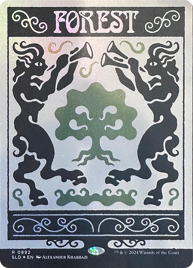Forest (0892) (Rainbow Foil) - Secret Lair Drop Series - Magic
