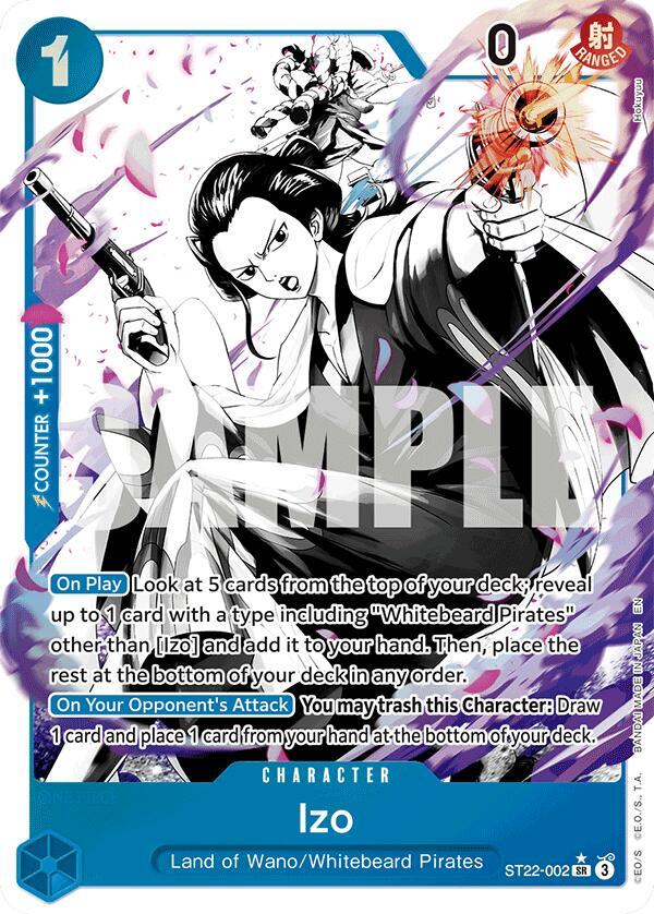 Izo (Parallel) - Starter Deck 22: Ace & Newgate - One Piece Card