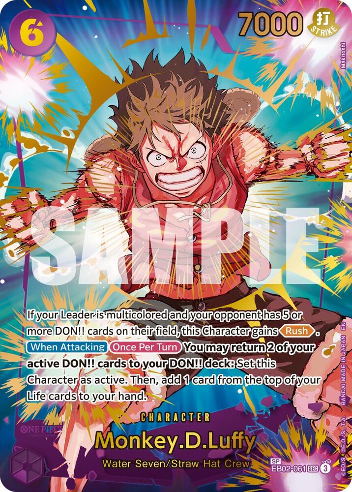 Monkey.D.Luffy - EB02-061 (SP) - Premium Booster -The Best- Vol. 2