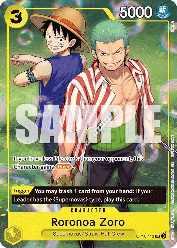 Roronoa Zoro (Learn Together Deck Set - Set Sail Event) - One