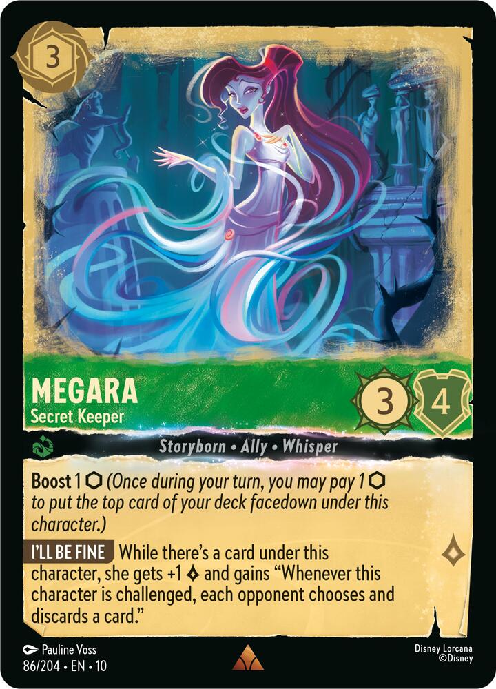 Megara - Secret Keeper - Whispers in the Well - Disney Lorcana
