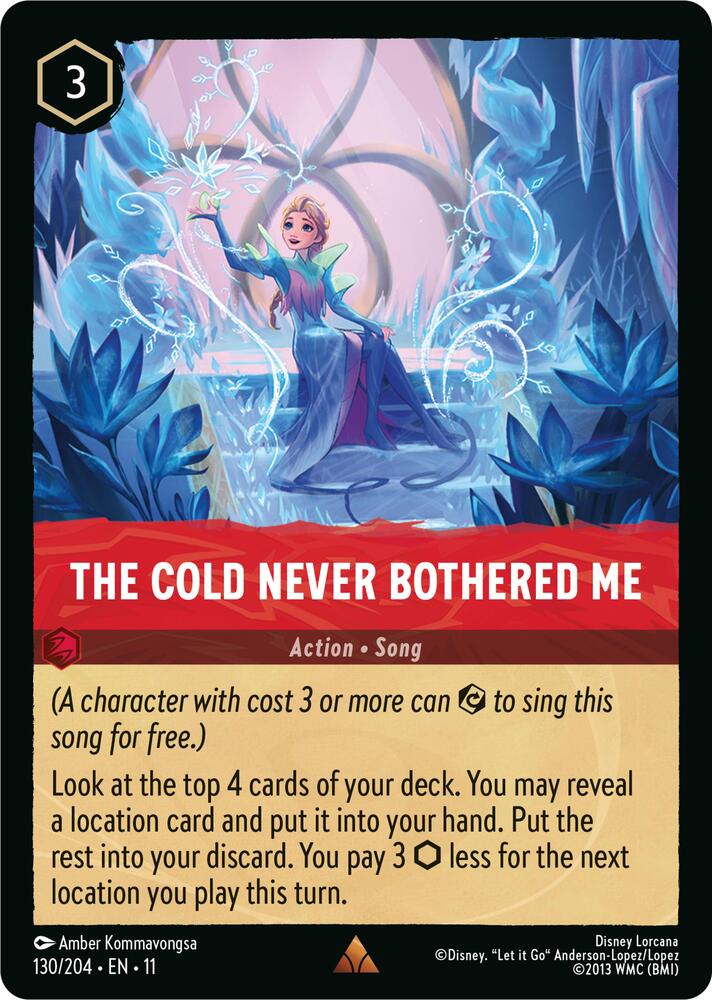 The Cold Never Bothered Me - Winterspell - Disney Lorcana