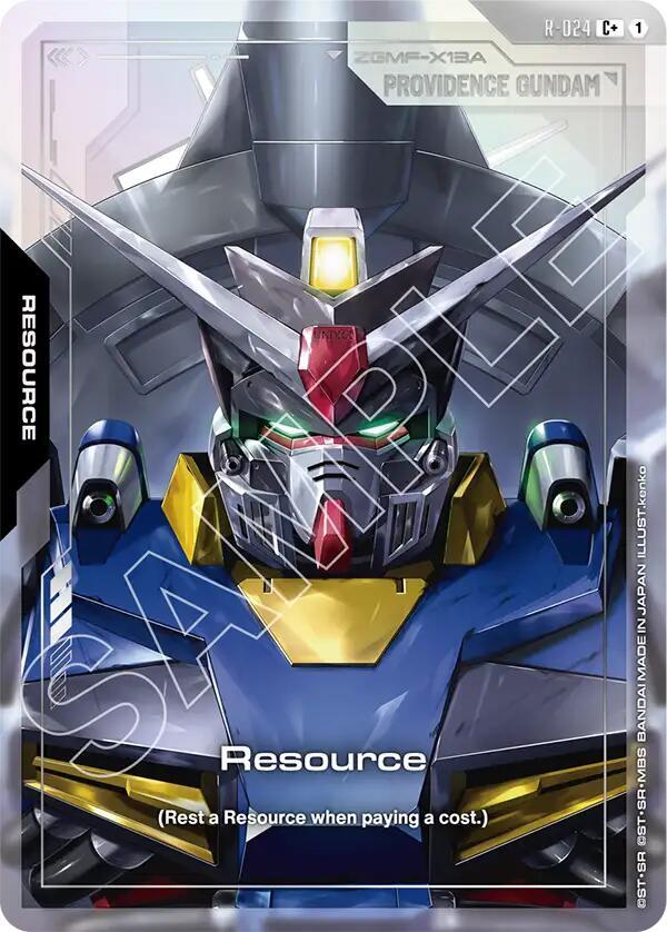 Resource (R-024) (C+) - Steel Requiem - Gundam Card Game