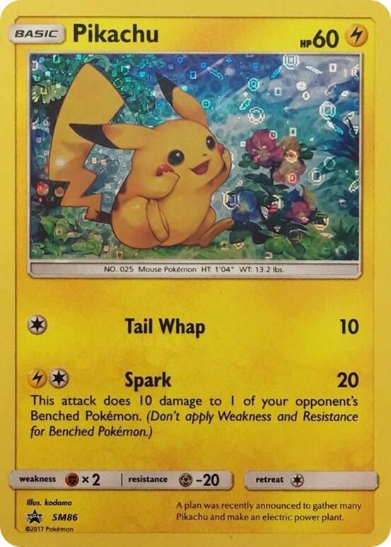 Pikachu - SM86 (General Mills Promo) - Miscellaneous Cards