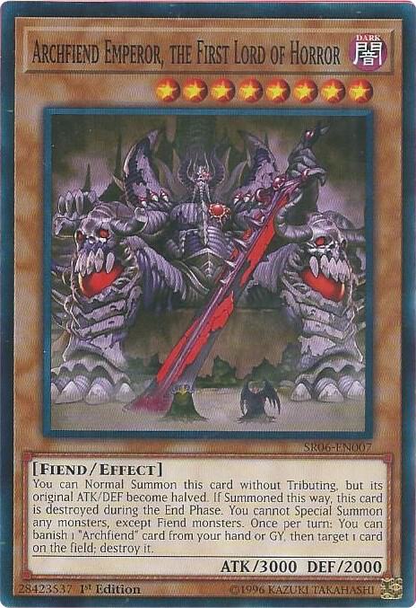 Archfiend Emperor, the First Lord of Horror - Structure Deck: Lair