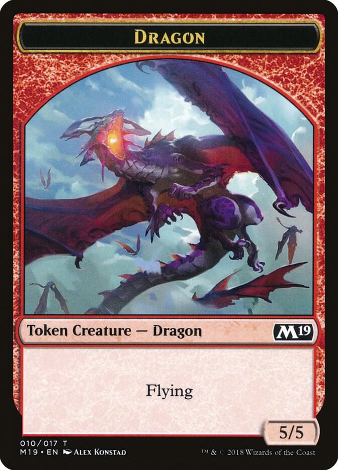 Dragon Token (010) - Core Set 2019 - Magic: The Gathering