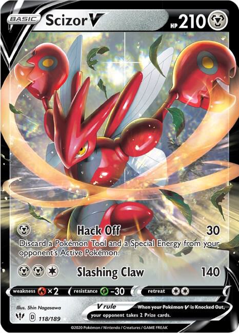 Scizor V - SWSH03: Darkness Ablaze - Pokemon - TCGplayer.com