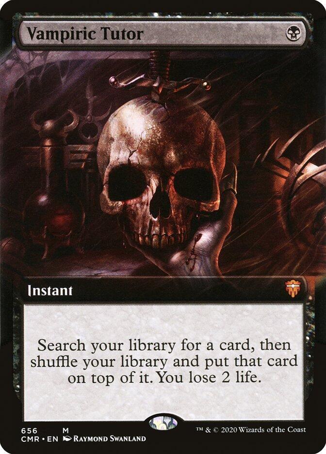 Vampiric Tutor (Extended Art) - Commander Legends - Magic: The