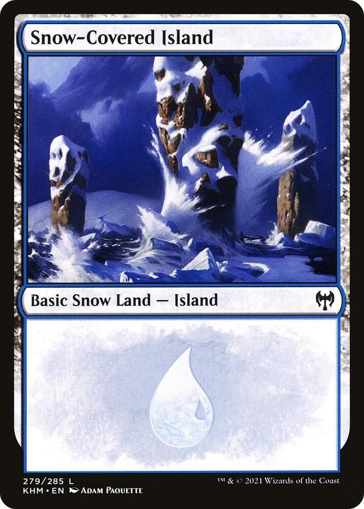 Snow-Covered Island (279) - Kaldheim - Magic: The Gathering