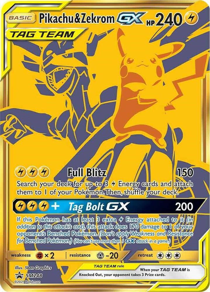 Pikachu & Zekrom GX - SM248 - SM Promos - Pokemon - TCGplayer.com