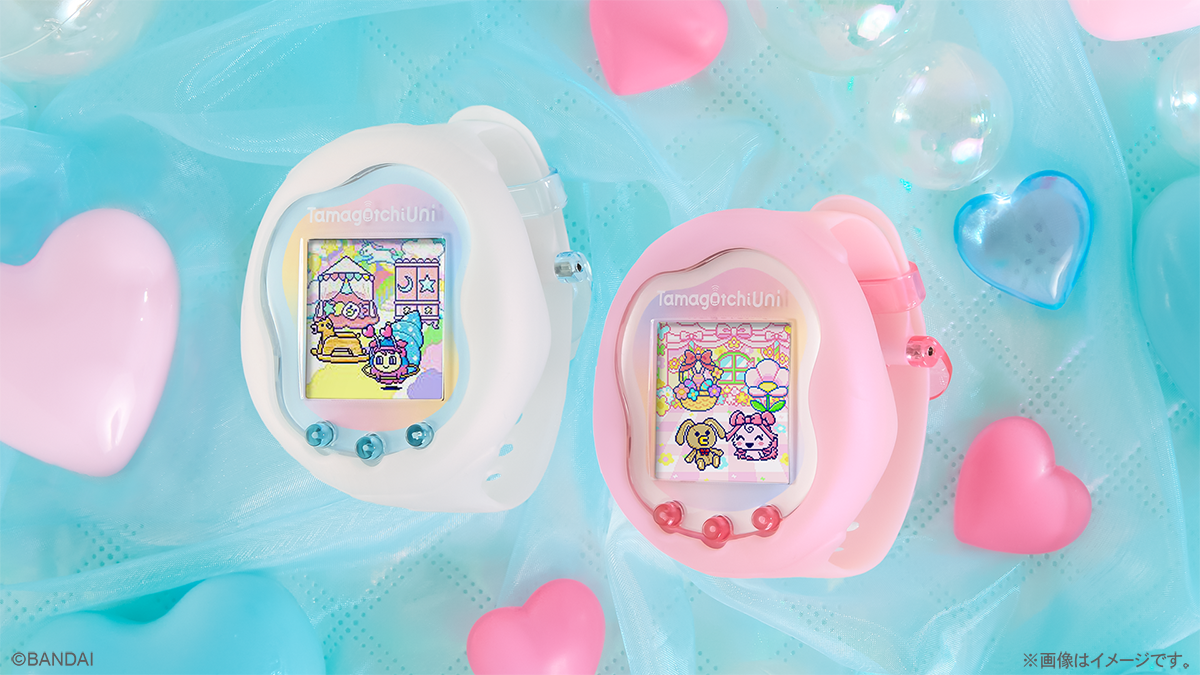 たまごっちユニ カスタムシェル オーロラホワイト Tamagotchi Uni