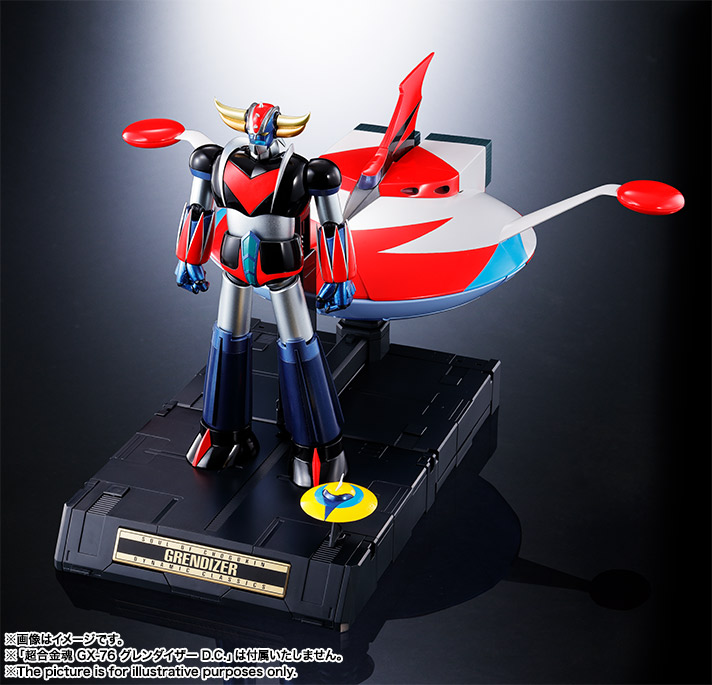SOUL OF CHOGOKIN GX-76X Glendizer D.C. compatible spacer set
