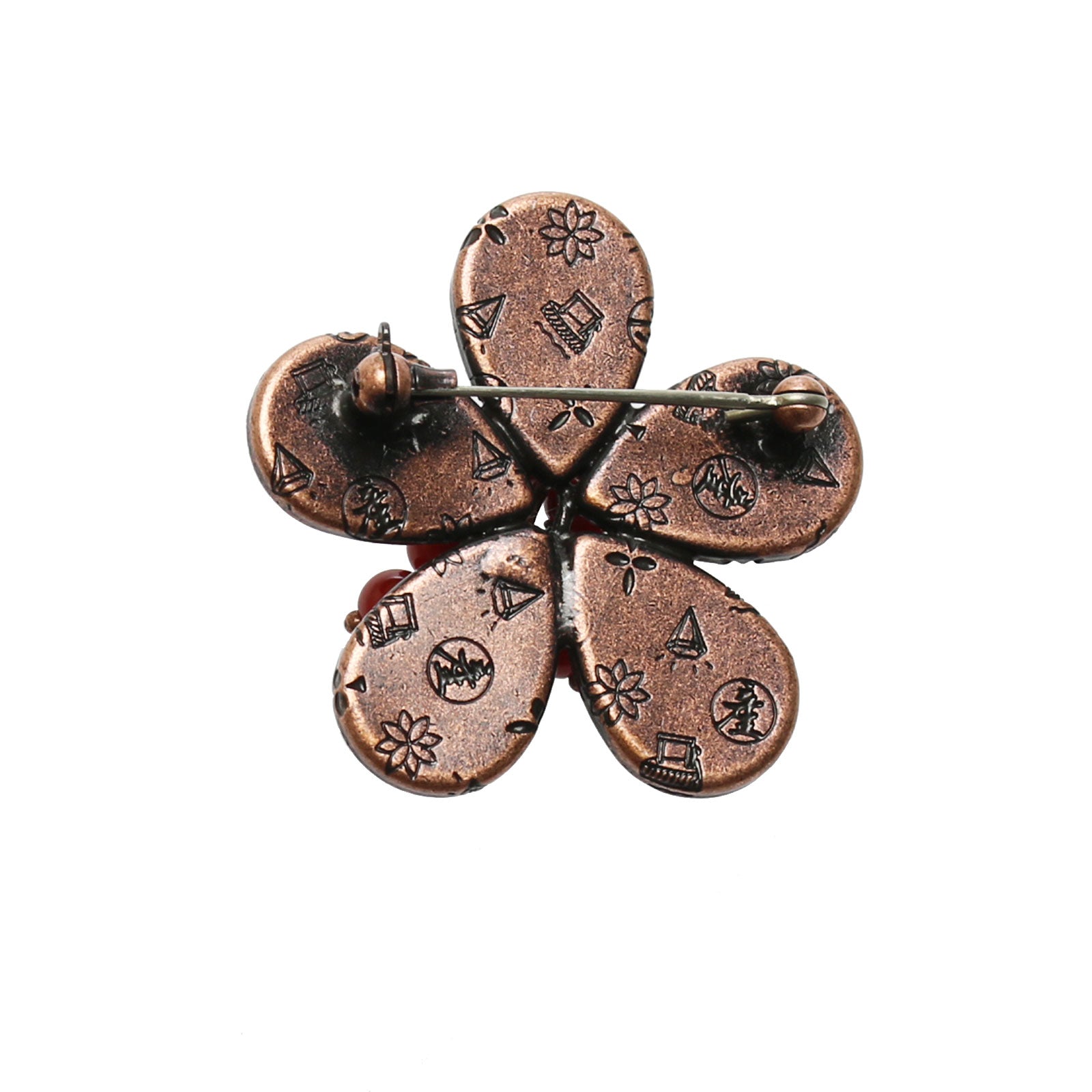 ブローチ 赤 珊瑚 花 軽量 贈り物 還暦 アクセサリー – TAMARUSAN