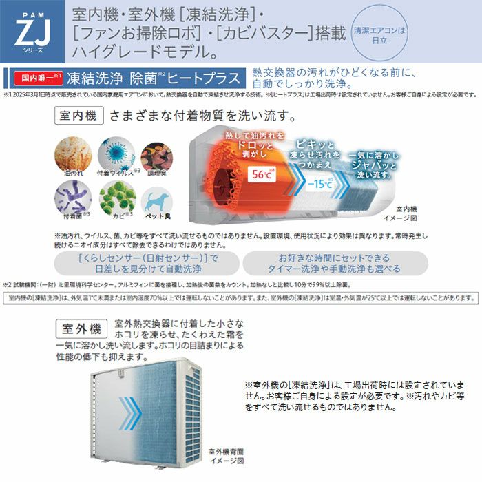 RAS-ZJ7125D-W 日立 ルームエアコン 白くまくん ZJシリーズ 主に23畳用