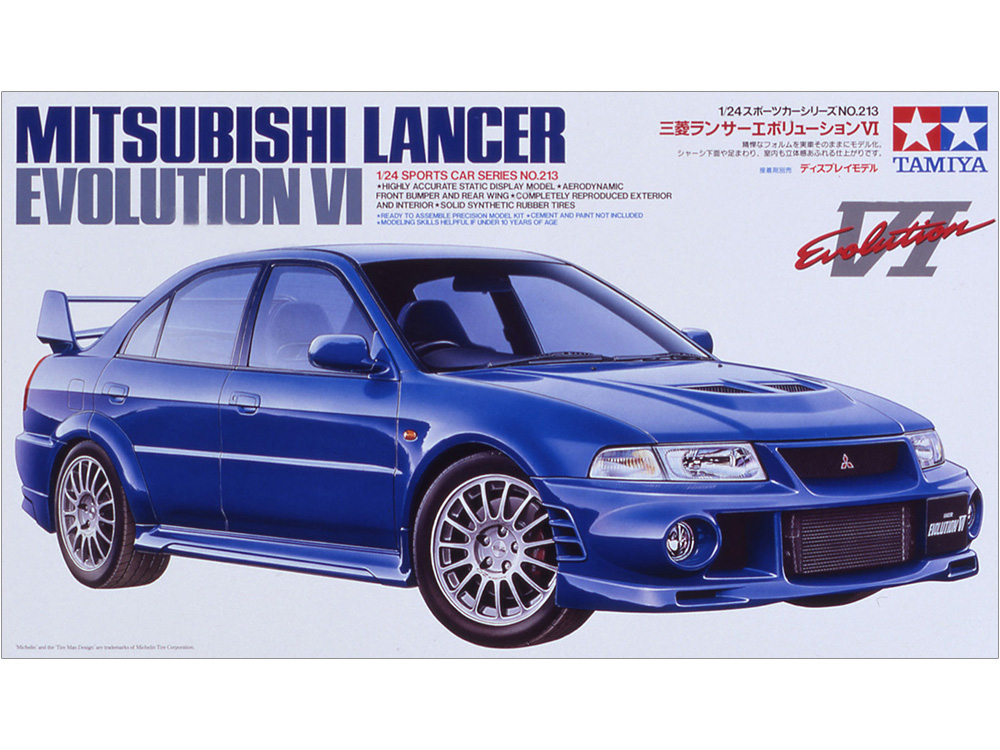 1/24 三菱 ランサー エボリューション VI: スケールモデル｜TAMIYA